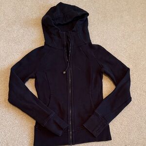 lululemon athletica Black Scuba Zip Up Jacket